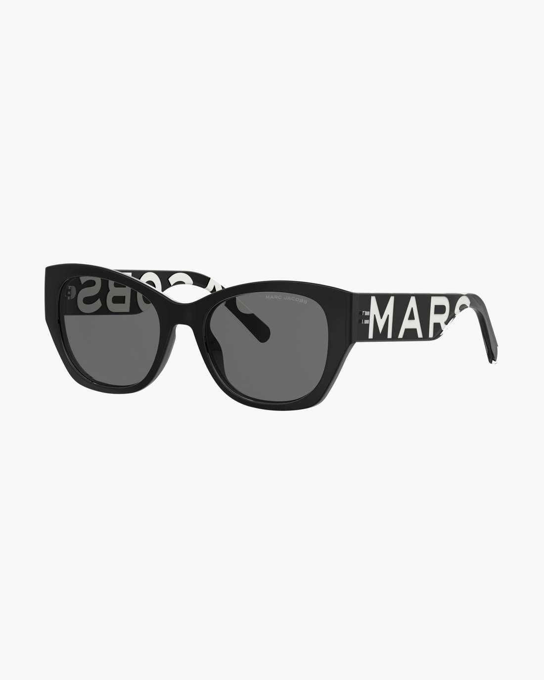 Marc Jacobs Best Seller - The Bold Logo Square Cat Eye Sunglasses Black/White