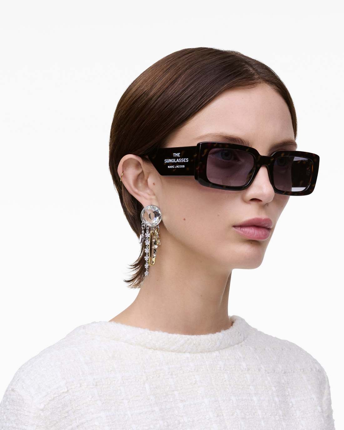 Marc Jacobs Discount - The Rectangle Sunglasses Havana