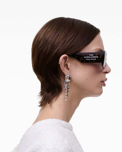 Marc Jacobs Discount - The Rectangle Sunglasses Havana