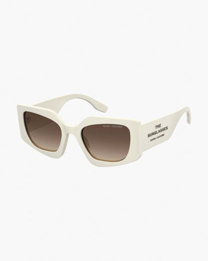 Marc Jacobs Customer Favorite - The Square Cat Eye Sunglasses Ivory