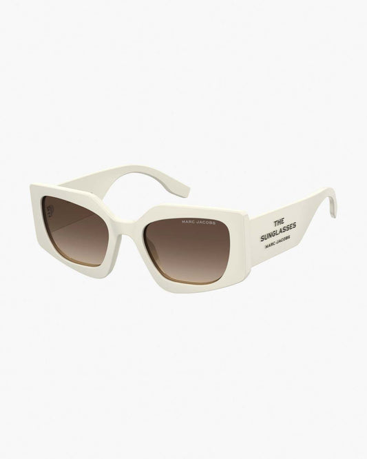 Marc Jacobs Customer Favorite - The Square Cat Eye Sunglasses Ivory