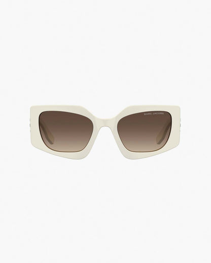 Marc Jacobs Customer Favorite - The Square Cat Eye Sunglasses Ivory