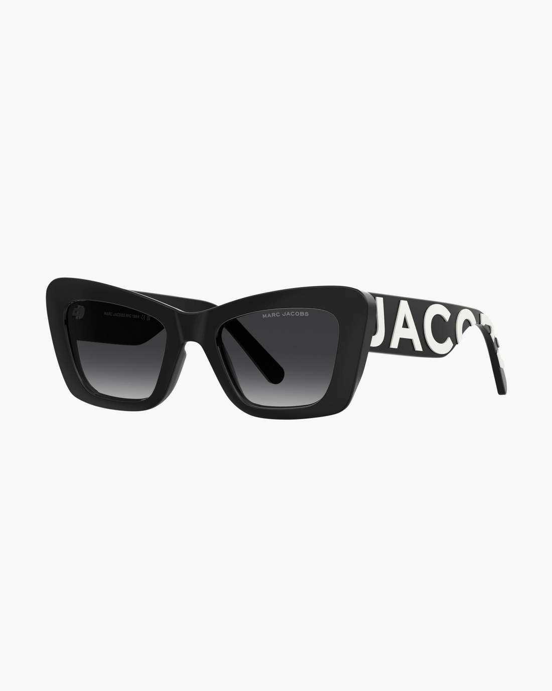 Marc Jacobs Smart Buy - The Bold Logo Cat Eye Sunglasses Black/White