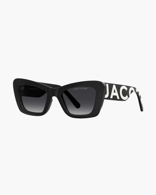 Marc Jacobs Smart Buy - The Bold Logo Cat Eye Sunglasses Black/White