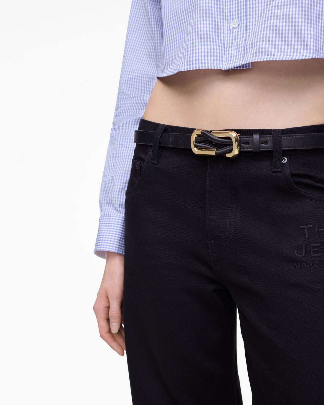 Marc Jacobs Premium - The Dual Belt Black/Gold