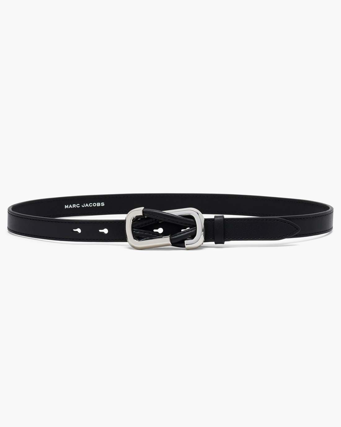 Marc Jacobs Customer Favorite - The Dual Belt Black/Silver