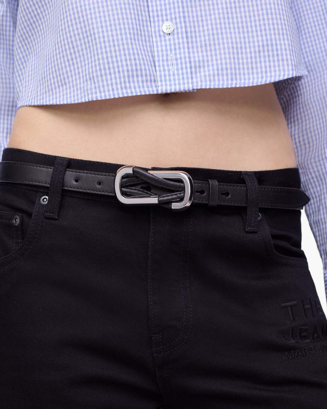 Marc Jacobs Customer Favorite - The Dual Belt Black/Silver