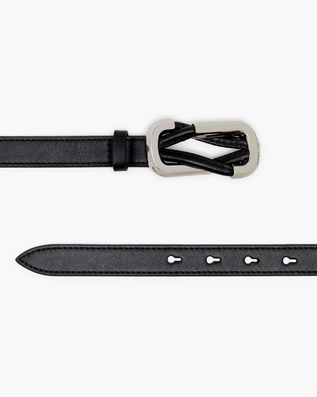 Marc Jacobs Customer Favorite - The Dual Belt Black/Silver