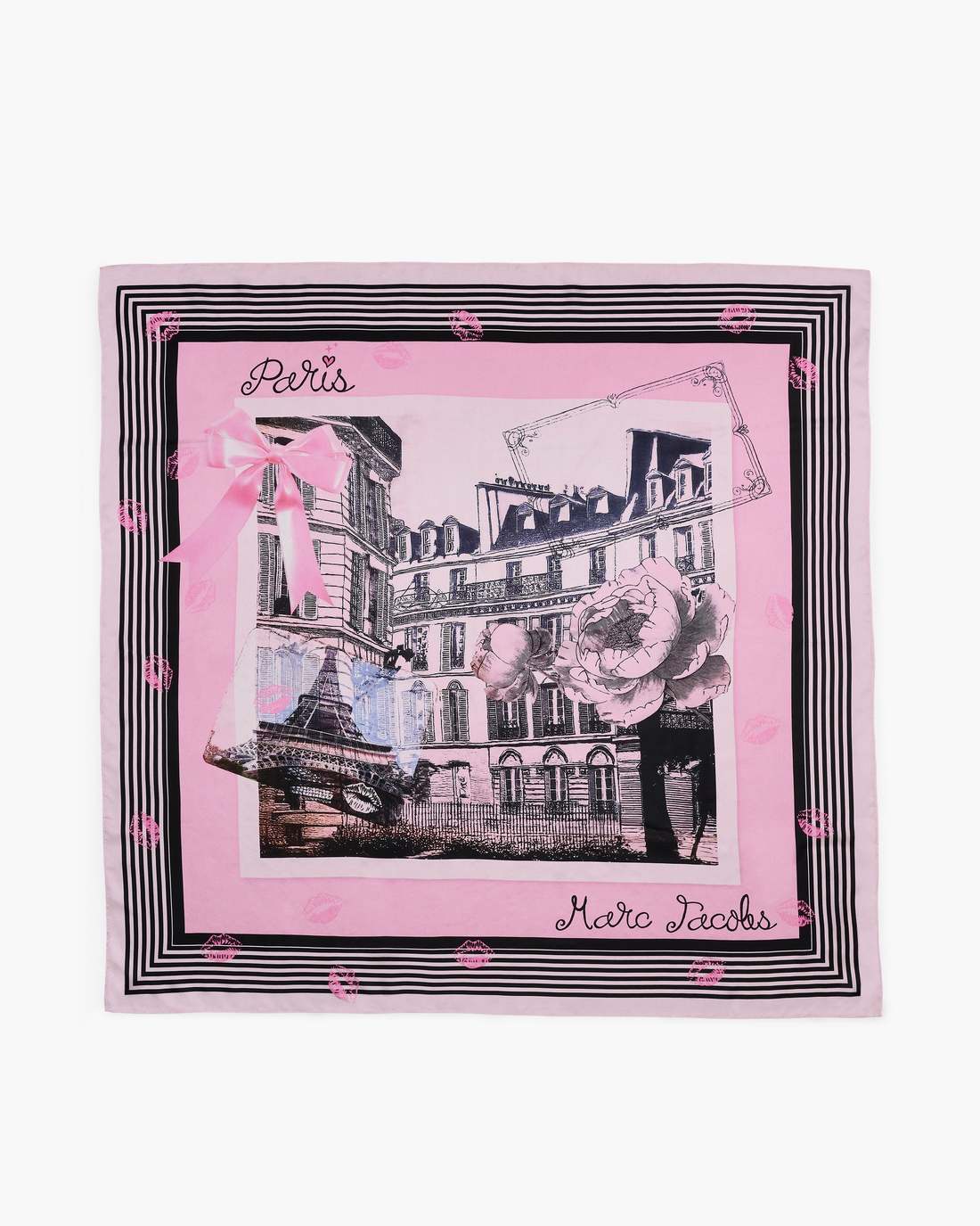 Marc Jacobs Latest - The City Silk Scarf Paris Paris