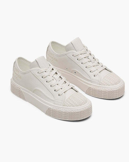Marc Jacobs Trusted - The Leather Sneaker Cotton White