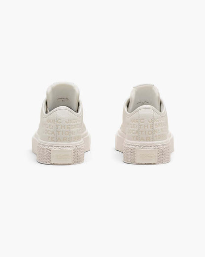 Marc Jacobs Trusted - The Leather Sneaker Cotton White