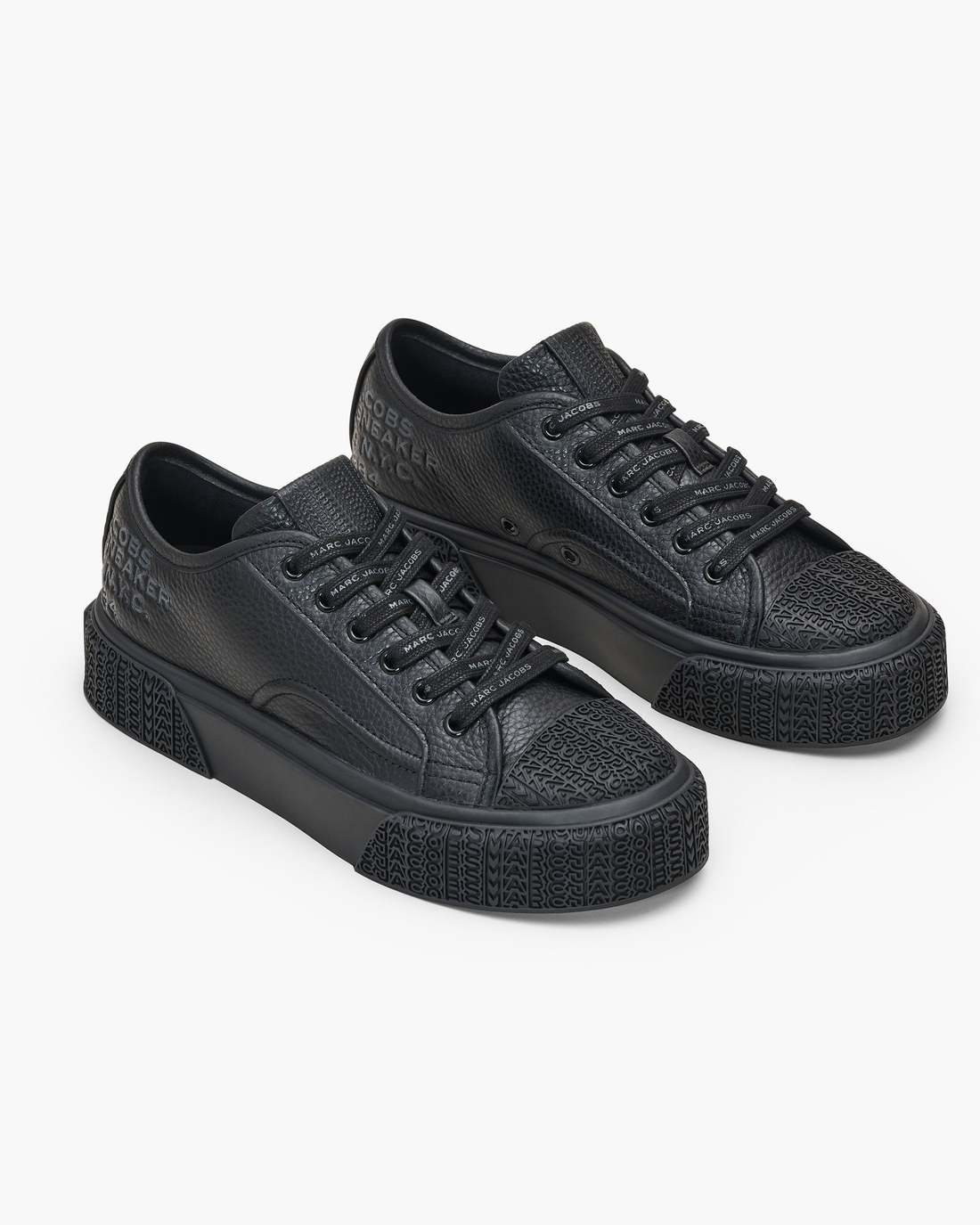 Marc Jacobs Featured - The Leather Sneaker Black
