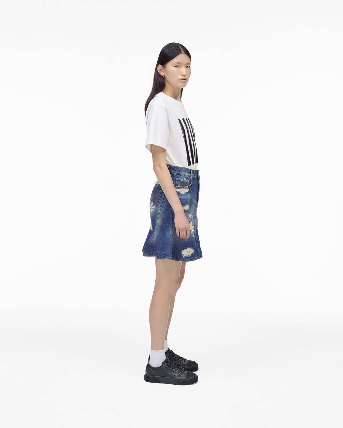 Marc Jacobs Featured - The Leather Sneaker Black