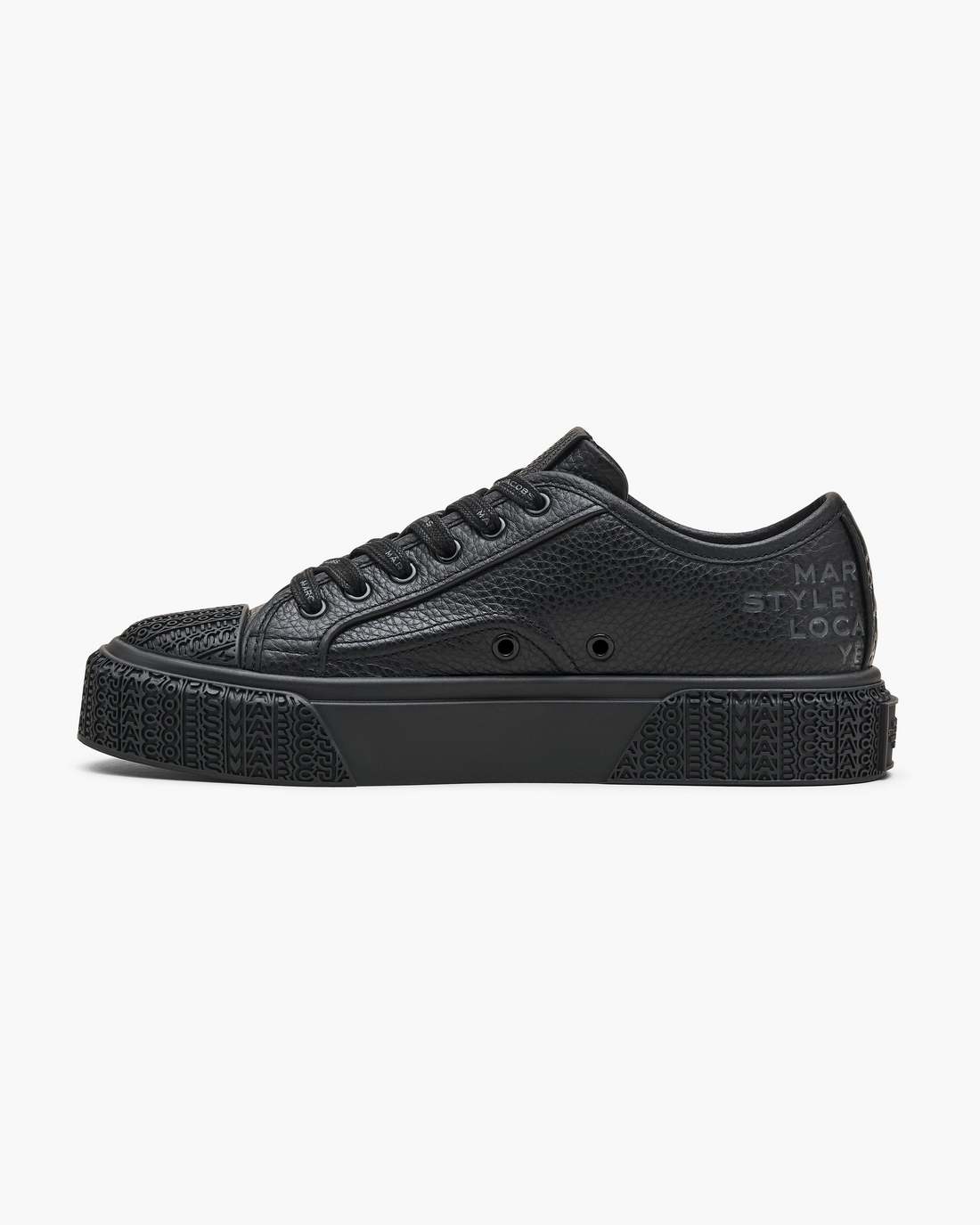 Marc Jacobs Featured - The Leather Sneaker Black