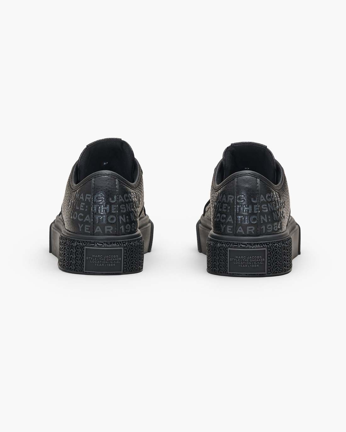 Marc Jacobs Featured - The Leather Sneaker Black