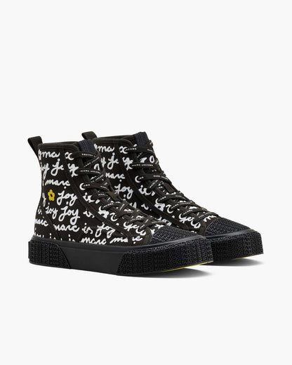 Marc Jacobs Latest - The Marc Is Joy Canvas Sneaker Black Multi
