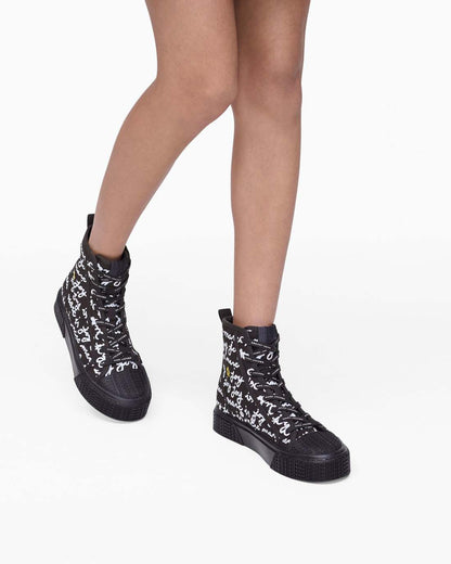 Marc Jacobs Latest - The Marc Is Joy Canvas Sneaker Black Multi