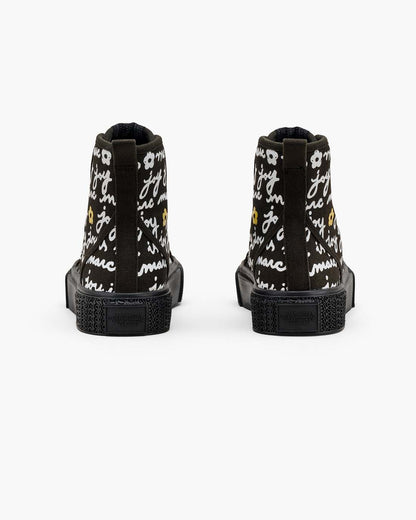 Marc Jacobs Latest - The Marc Is Joy Canvas Sneaker Black Multi