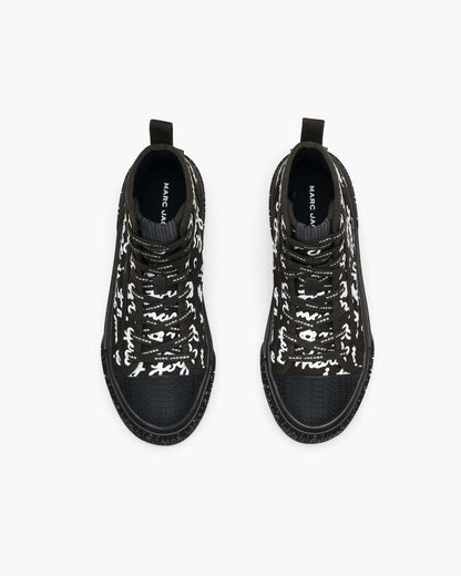 Marc Jacobs Latest - The Marc Is Joy Canvas Sneaker Black Multi