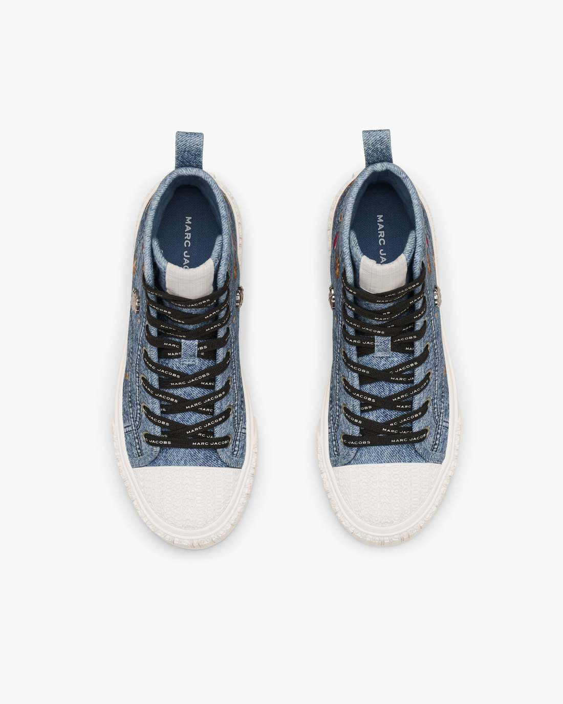 Marc Jacobs Essential - The Trinket Charm High Top Sneaker Medium Wash Multi