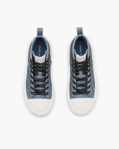 Marc Jacobs Essential - The Trinket Charm High Top Sneaker Medium Wash Multi