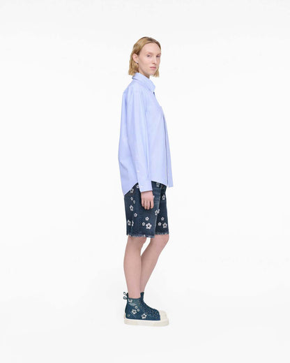 Marc Jacobs Premium - The Sequin Daisy Denim High Top Sneaker Vintage Indigo