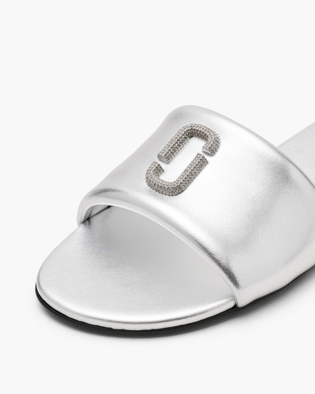 Marc Jacobs Sale - The Pave Snapshot Slide Silver