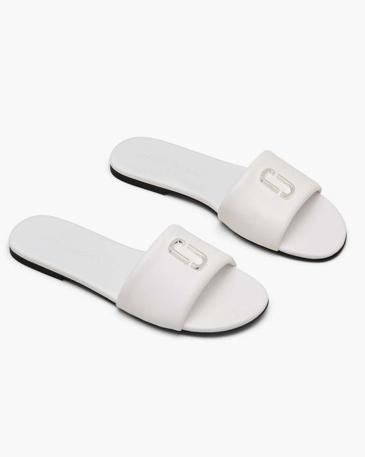 Marc Jacobs Signature - The Snapshot Slide Bright White