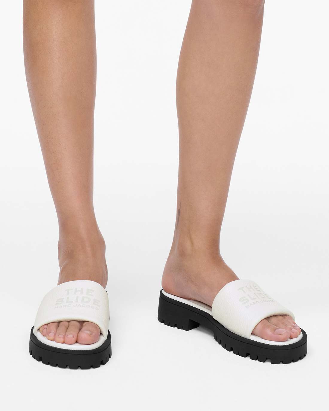 Marc Jacobs Value - The Lug Sole Slide Bright White