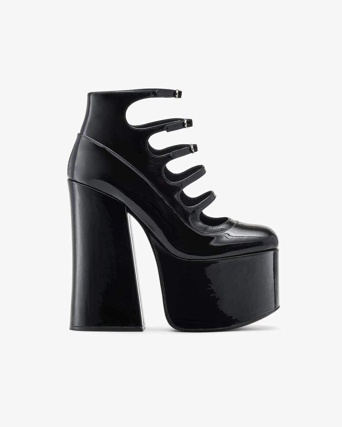 Marc Jacobs Sale - The Patent Leather Kiki Ankle Boot Black
