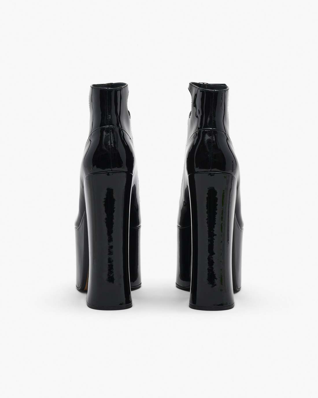 Marc Jacobs Sale - The Patent Leather Kiki Ankle Boot Black