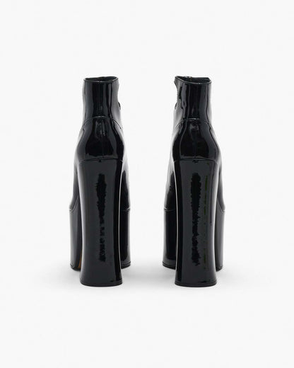 Marc Jacobs Sale - The Patent Leather Kiki Ankle Boot Black