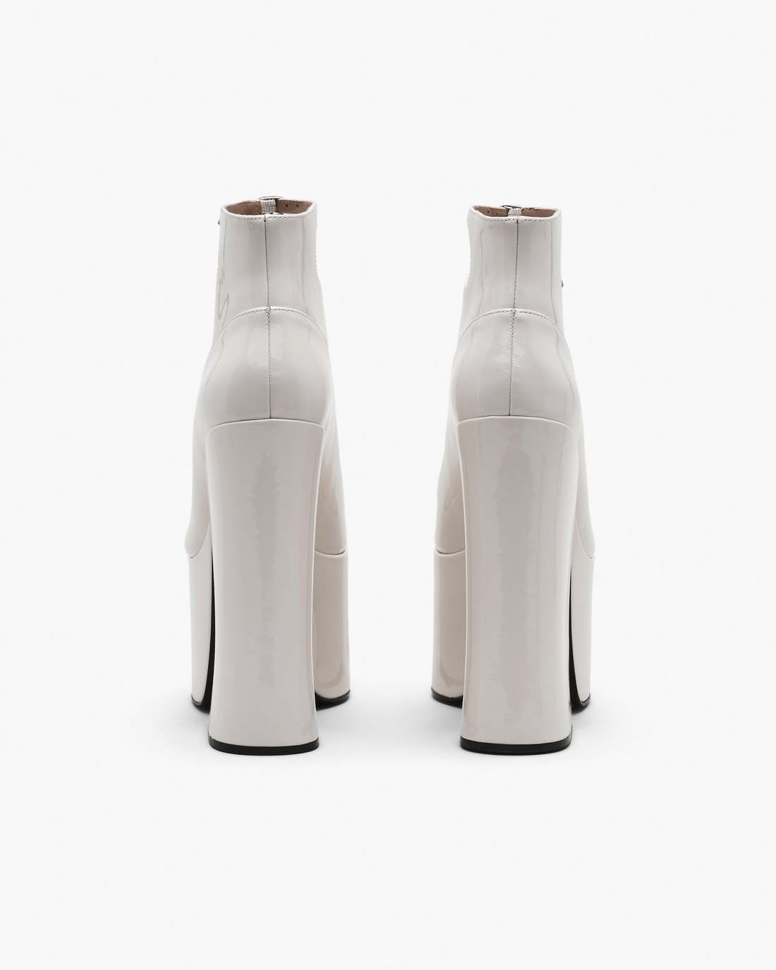 Marc Jacobs Quality - The Patent Leather Kiki Ankle Boot White