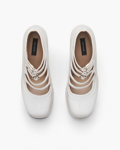 Marc Jacobs Quality - The Patent Leather Kiki Ankle Boot White