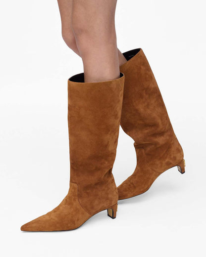 Marc Jacobs Deals - The Suede Mel Boot Copper