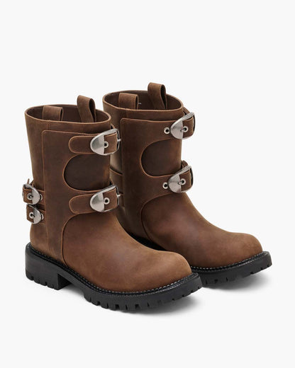 Marc Jacobs Deals - The Kiki Moto  Boot Tobacco