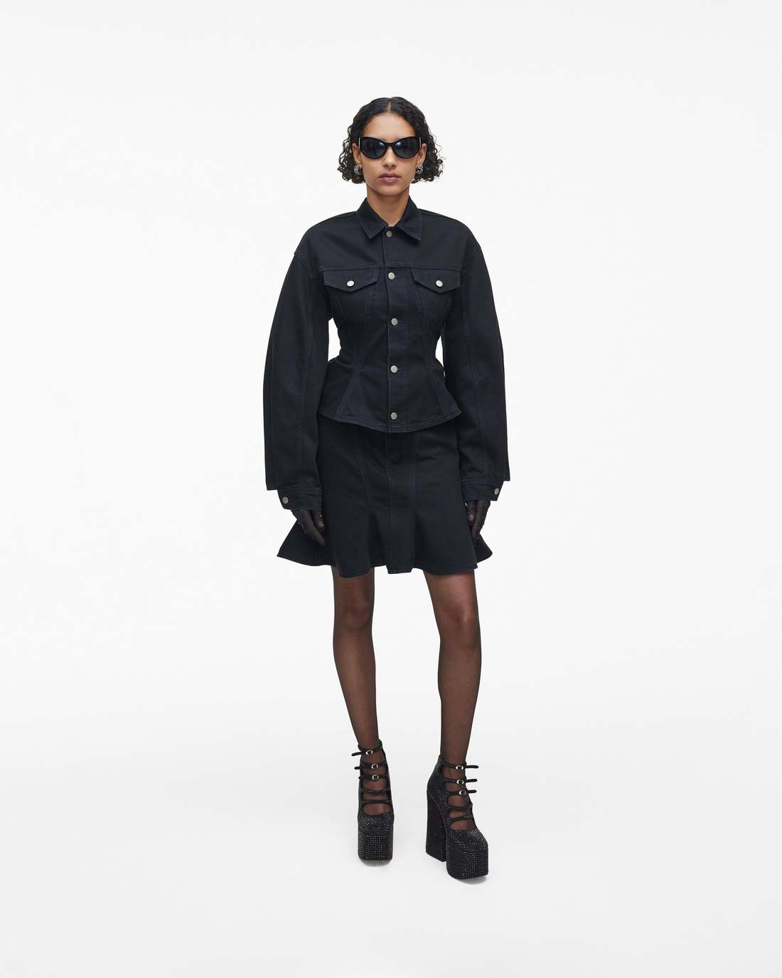 Marc Jacobs Trending - The Rhinestone Kiki Ankle Boot Black/Black