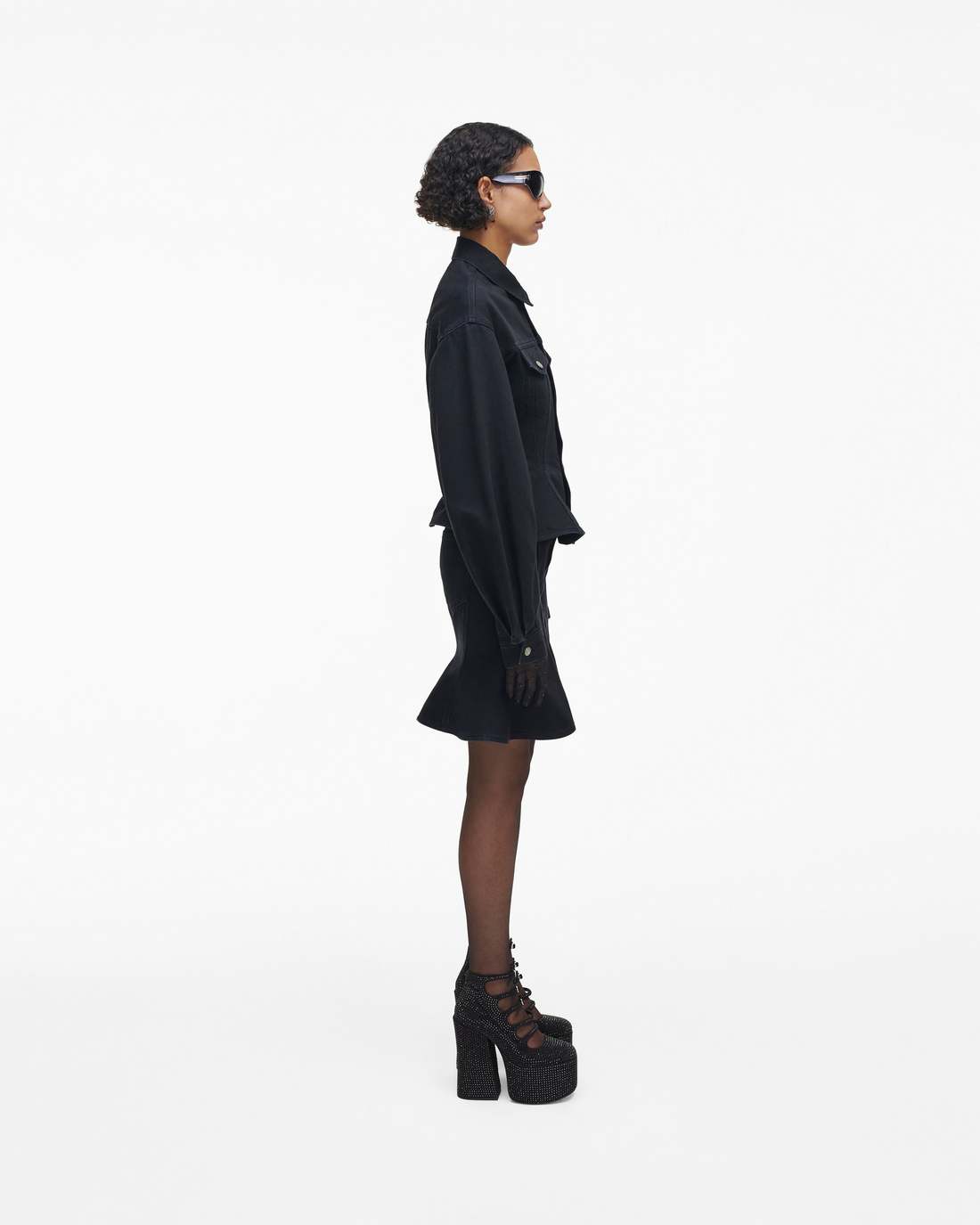 Marc Jacobs Trending - The Rhinestone Kiki Ankle Boot Black/Black