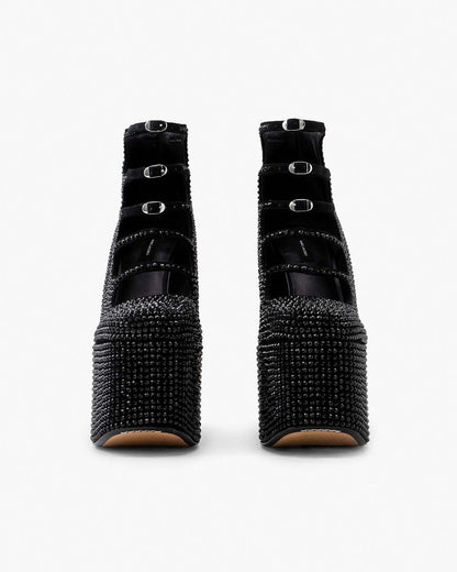 Marc Jacobs Trending - The Rhinestone Kiki Ankle Boot Black/Black