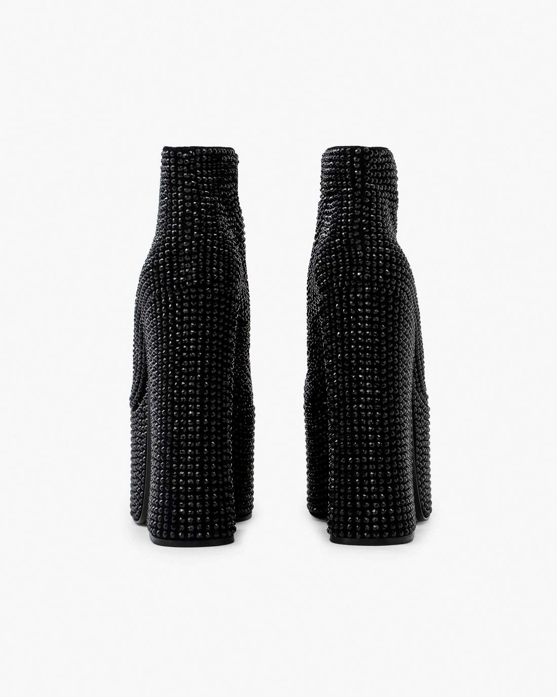Marc Jacobs Trending - The Rhinestone Kiki Ankle Boot Black/Black