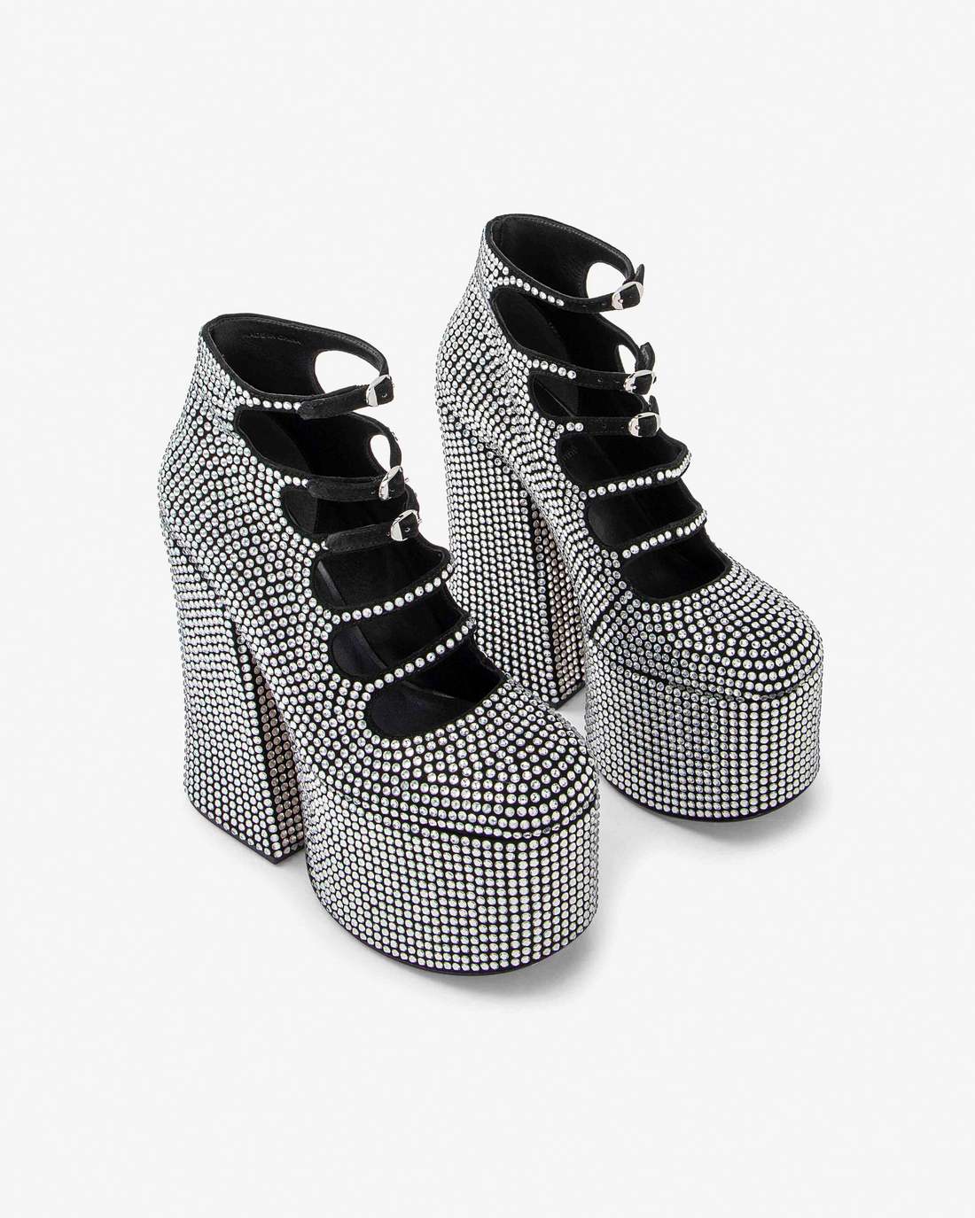 Marc Jacobs Best Seller - The Rhinestone Kiki Ankle Boot Black/Crystal
