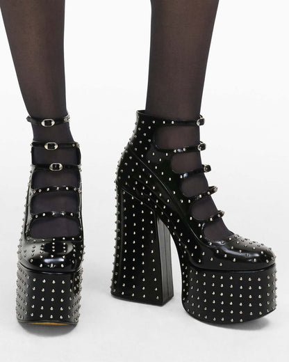 Marc Jacobs Special Offer - The Glam Studs Kiki Ankle Boot Black