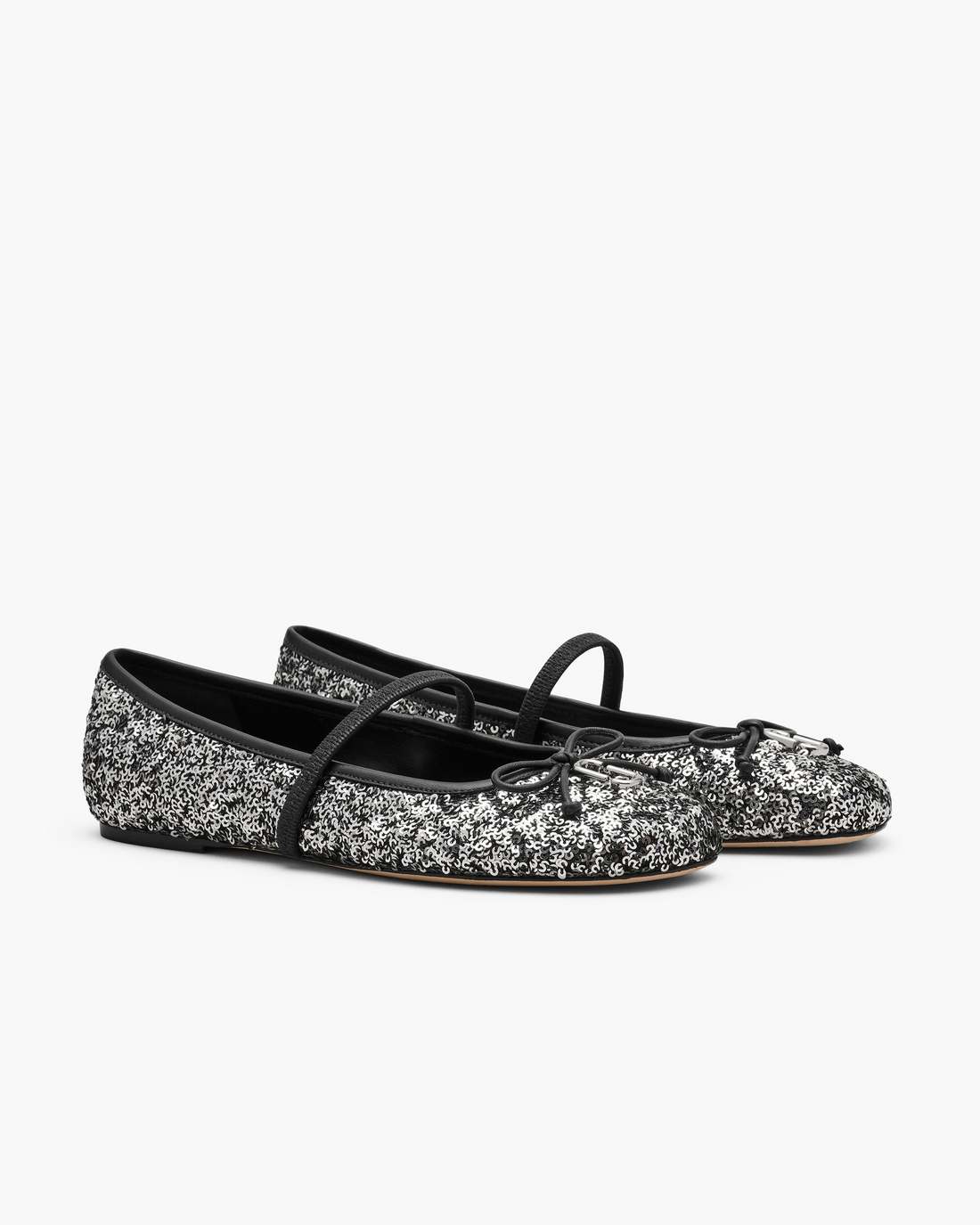 Marc Jacobs Great Value - The Sequin Sabrina Ballerina Silver