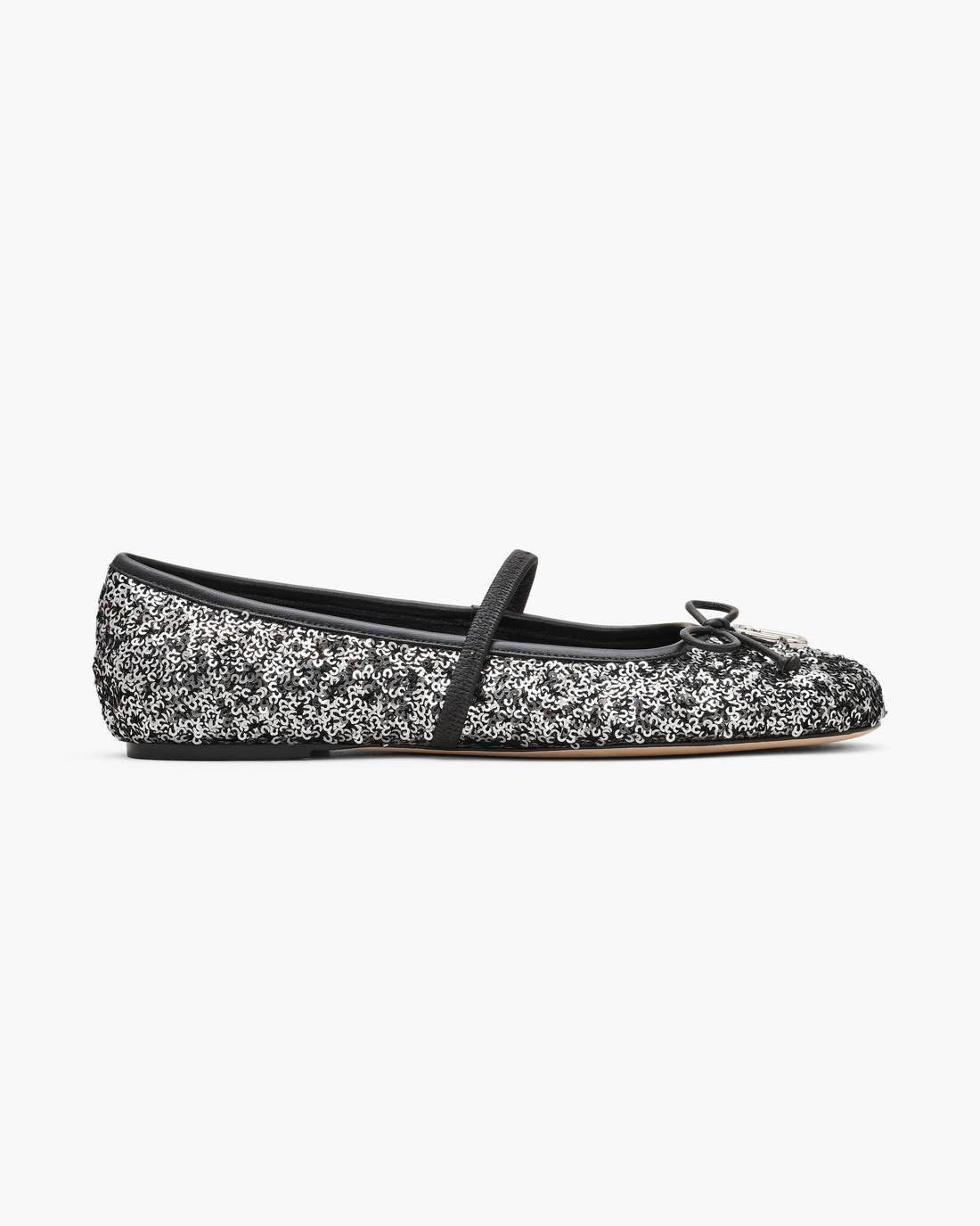 Marc Jacobs Great Value - The Sequin Sabrina Ballerina Silver