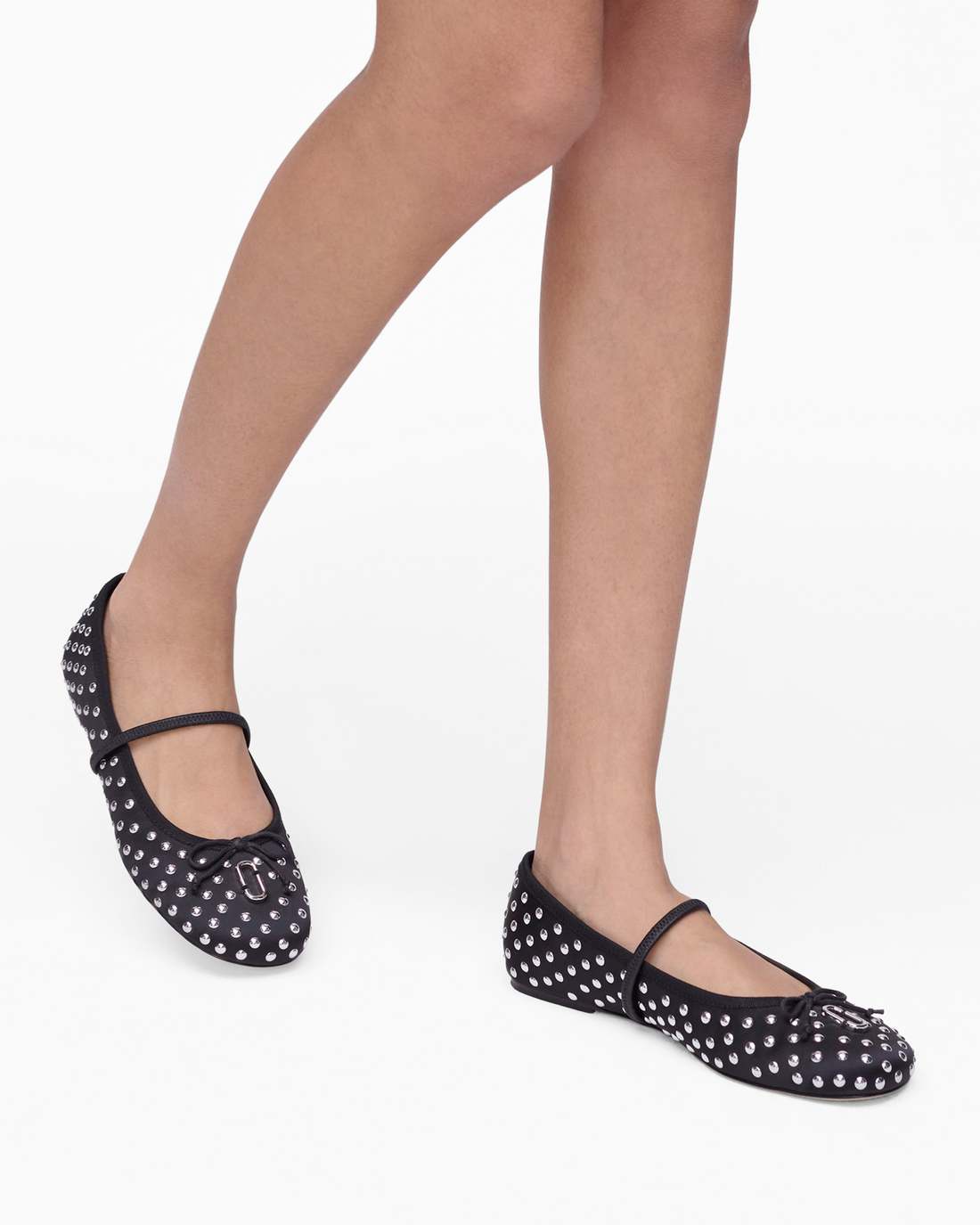 Marc Jacobs Deals - The Studded Sabrina Ballerina Black Multi