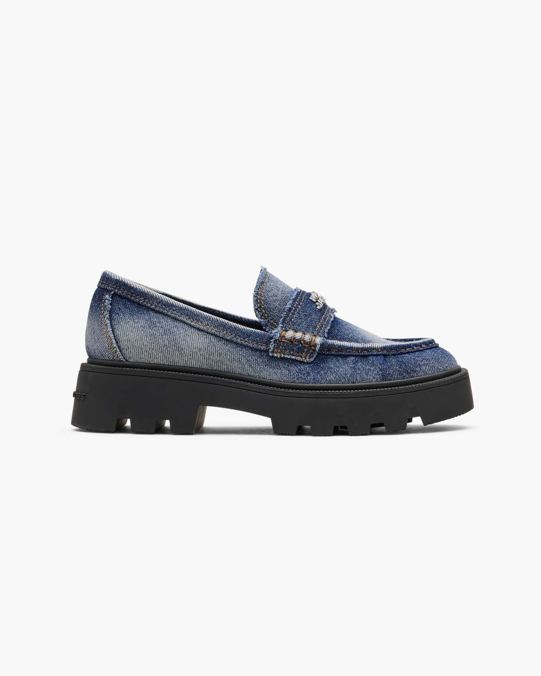 Marc Jacobs Everyday - The Faded Denim Frankie Loafer Faded Vintage Indigo
