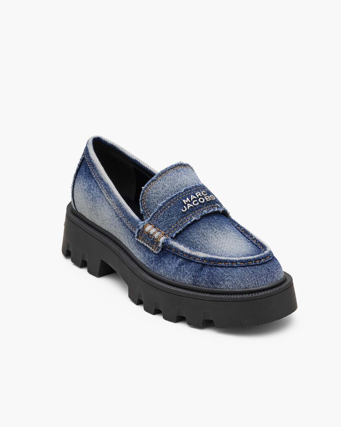 Marc Jacobs Everyday - The Faded Denim Frankie Loafer Faded Vintage Indigo