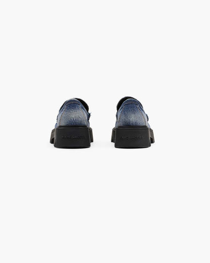 Marc Jacobs Everyday - The Faded Denim Frankie Loafer Faded Vintage Indigo