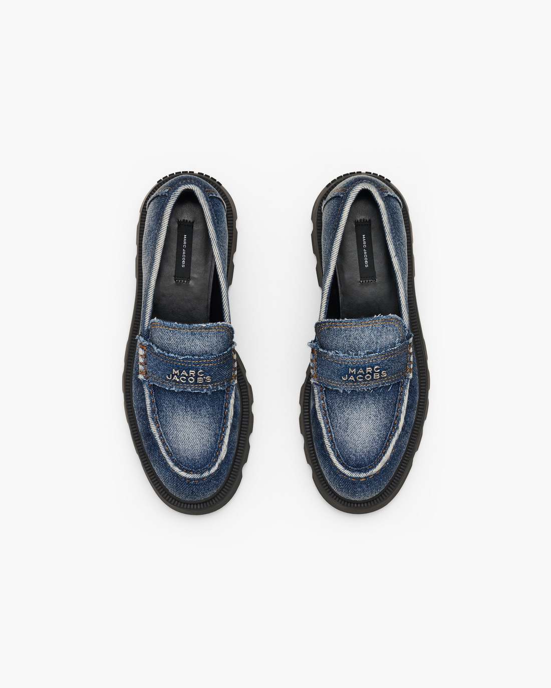 Marc Jacobs Everyday - The Faded Denim Frankie Loafer Faded Vintage Indigo