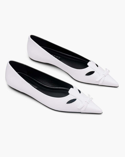 Marc Jacobs Popular - The Kat Ballerina Bright White